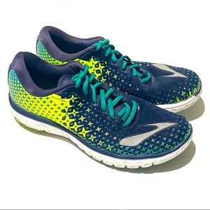 Brooks Pure Flow 5 Running Shoe Blue Green 8.5